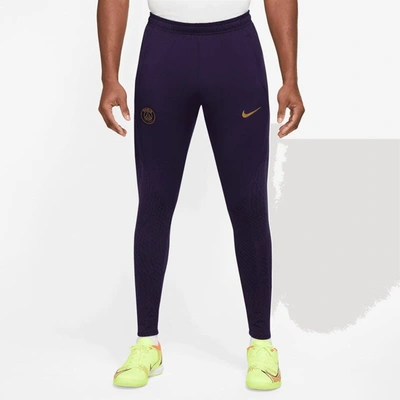 Nike Paris Saint-germain Strike  Men's Dri-fit Knit Soccer Pants In Blue