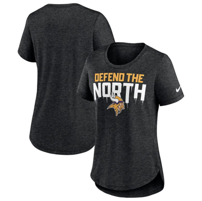 Nike Women's Local (nfl Minnesota Vikings) T-shirt In Black