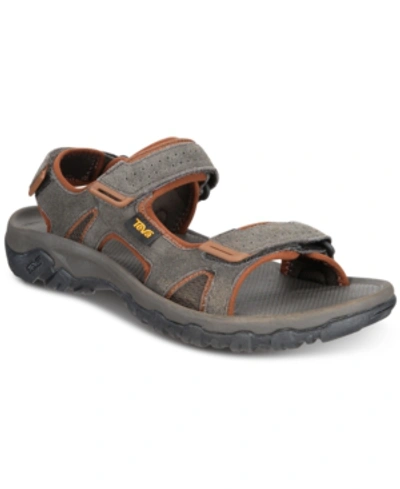 Teva Men's Katavi 2 Water-resistant Slide Sandals Men's Shoes In Black Olive