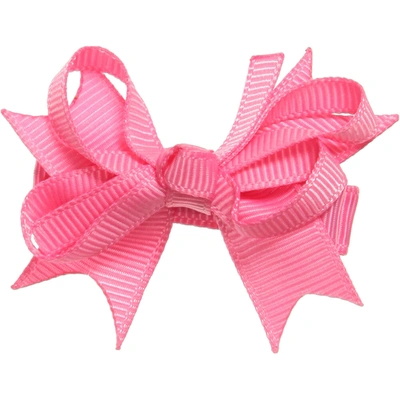 Bowtique London Kids' Girls Pink Bow Hair Clip (4cm)