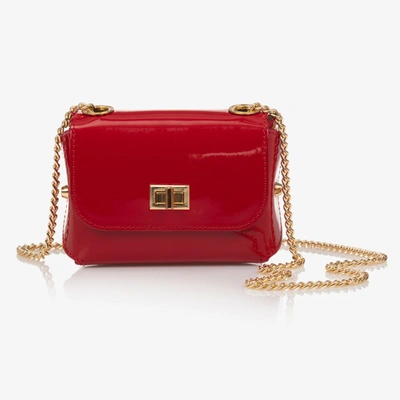 Zaccone Kids' Girls Red Patent Bag (12cm)