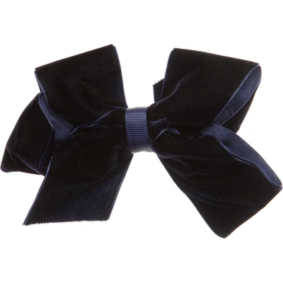 Bowtique London Kids' Girls Blue Bow Hair Clip (11.5cm)