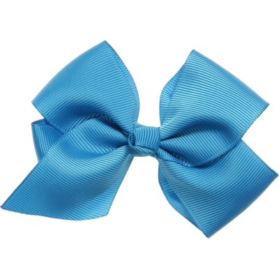 Bowtique London Kids' Girls Blue Bow Hair Clip (10cm)