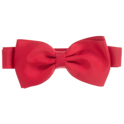Milledeux Kids' Boys Red Bow Tie (10cm)