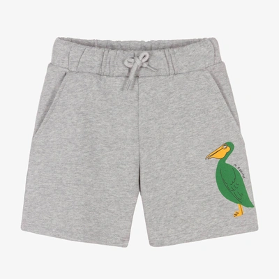Mini Rodini Grey Organic Cotton Pelican Shorts