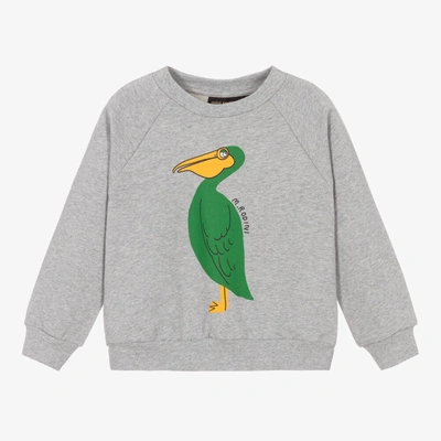 Mini Rodini Grey Organic Cotton Pelican Sweatshirt