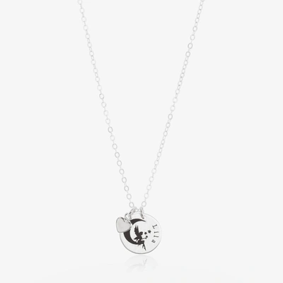 Treat Republic Kids' Girls Personalised Silver Plated Fairy Necklace