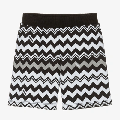 Missoni Baby Boys Black Zigzag Organic Cotton Shorts