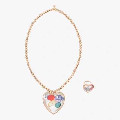 Super Smalls Kids' Girls Heart Of Gold Mega Jewellery Set