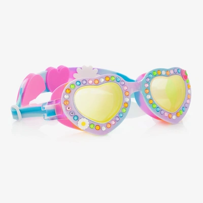 Bling2o Kids'  Girls Purple Heart Swimming Goggles