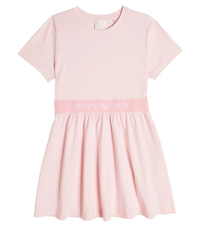Givenchy Kids' Girls Pink Cotton Logo T-shirt Dress