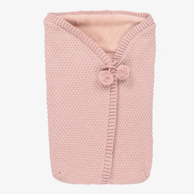 Mebi Baby Girls Pink Knitted Nest (62cm)