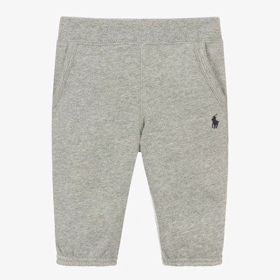 Ralph Lauren Baby Boys Grey Marl Logo Joggers