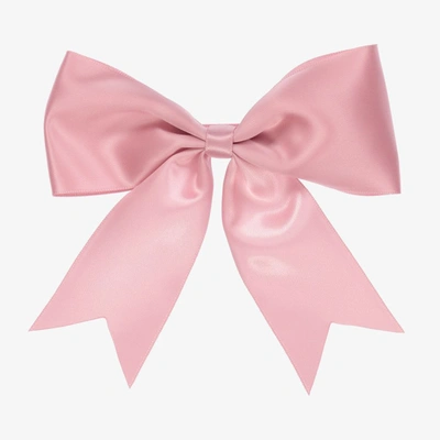 Milledeux Kids' Girls Pink Bow Hair Clip (12cm)
