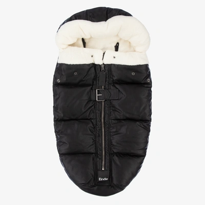 Elodie Babies' Black & Ivory Footmuff (95cm)