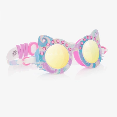 Bling2o Kids' Pink & Purple Cats Eyes Swimming Goggles
