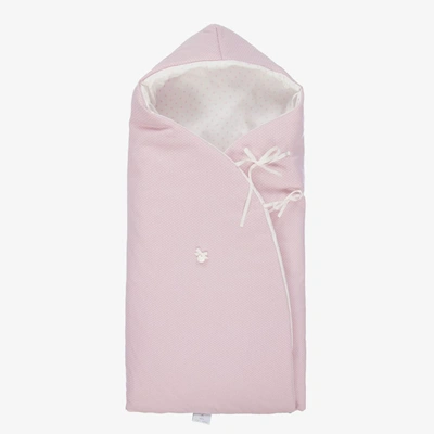 Uzturre Babies' Girls Organic Cotton Nest (75cm) In Pink