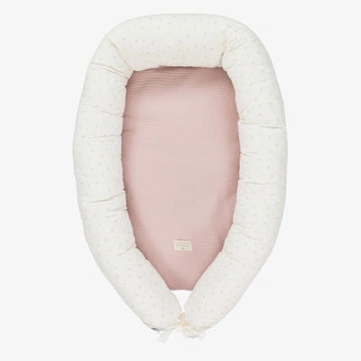 Uzturre Babies' Girls Pink Flower Cocoon Nest (80cm)