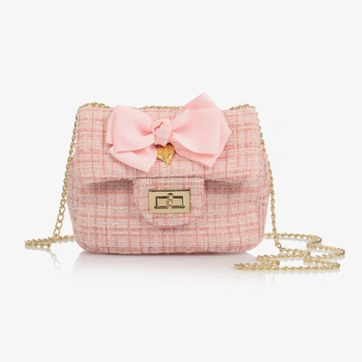 Angel's Face Kids'  Girls Pink Tweed Bag (16cm)