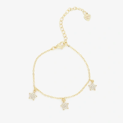 Angel's Face Kids'  Girls Gold Plated Star Bracelet (19cm)