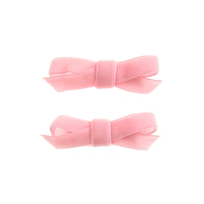 Bowtique London Kids' Girls Pink Bow Hair Clips (2 Pack)