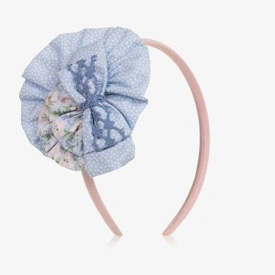 Miranda Kids' Girls Blue & Pink Hairband