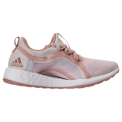 Adidas Originals Women's Pureboost X Clima Running Shoes, Pink In White