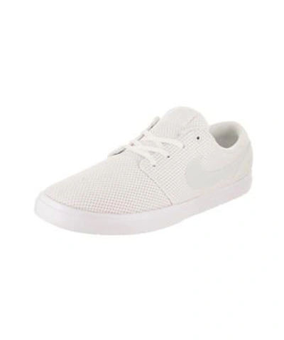 Nike Men's Sb Portmore Ii Ultralight Skate Shoe In White/barley Grey |  ModeSens