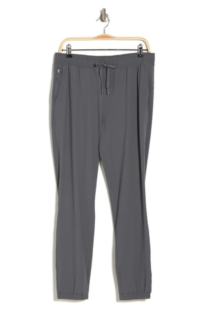 90 Degree By Reflex Warp X Sonic Drawstring Pants In Iron Gate
