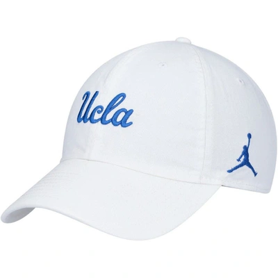 Jordan Brand White Ucla Bruins Heritage86 Logo Adjustable Hat