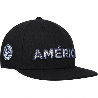 Fan Ink Black Club America Bode Snapback Hat