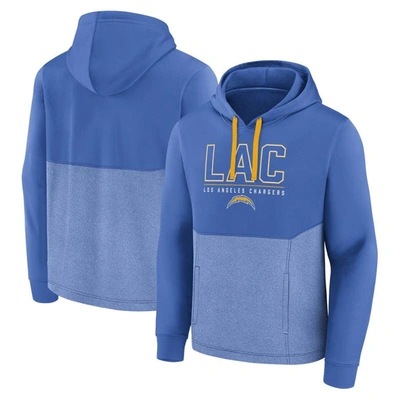 Fanatics Branded  Powder Blue Los Angeles Chargers Successful Tri-blend Pullover Hoodie
