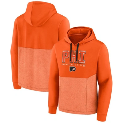 Fanatics Branded Orange Philadelphia Flyers Successful Tri-blend Pullover Hoodie