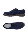 Alberto Guardiani Lace-up Shoes In Dark Blue