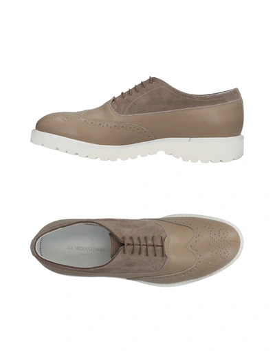 Alberto Guardiani Laced Shoes In Dove Grey