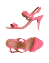 Carrano Sandals In Fuchsia