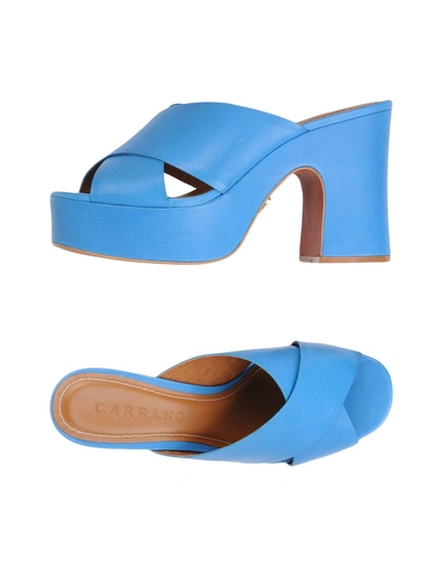 Carrano Sandals In Azure