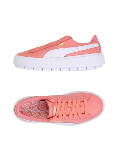 Puma Sneakers In Pastel Pink
