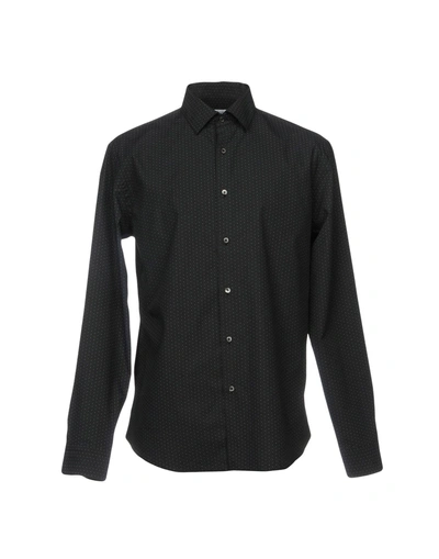 Robert Friedman Patterned Shirt In Black