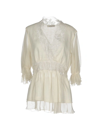 Ermanno Scervino Blouse In Ivory