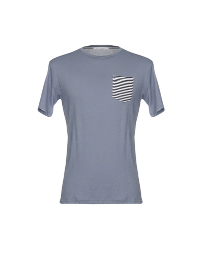 Daniele Alessandrini T-shirts In Slate Blue