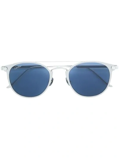 Cartier C Décor Sunglasses In Metallic