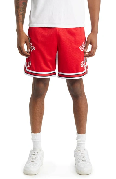 Billionaire Boys Club Men's Float Logo Basketball Shorts In Red