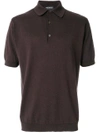 John Smedley Button In Brown