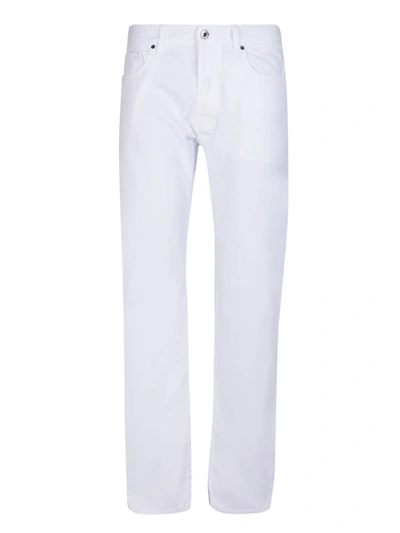14 Bros White Straight-leg Jeans
