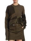 Helmut Lang Military Grunge Sweater In Dark Peat