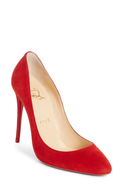 Christian Louboutin Eloise Pointy Toe Pump In Red