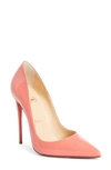 Christian Louboutin 'so Kate' Pointy Toe Pump In Charlotte Pink