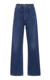 Eve Denim Juliette High-rise Straight-leg Jeans In Medium Wash