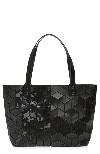 Patrizia Luca Geometric Tote Bag In Matte Black